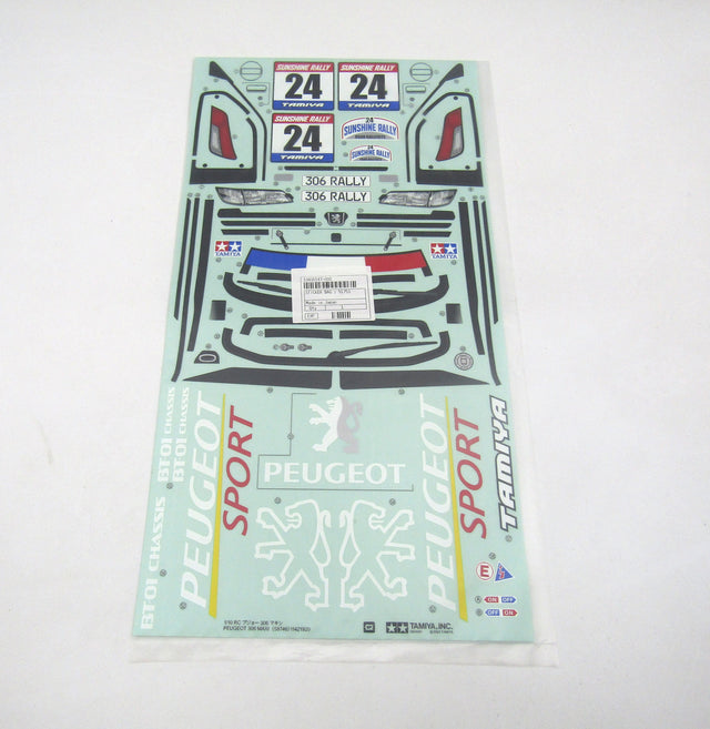 Tamiya 58746 Peugeot 306 Maxi/BT-01, 9490147/19490147 Decals/Stickers, NIP