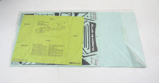 Tamiya 58744 Audi 90 Quattro Racing/TT-02, 9490150/19490150 Decals/Stickers, NIP