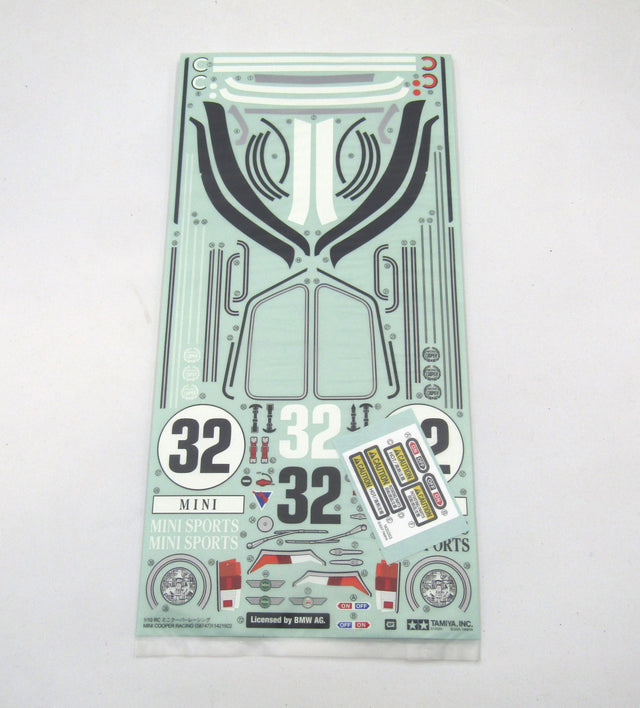Tamiya 58747 Mini Cooper Racing/MB-01, 9490156/19490156 Decals/Stickers, NEW