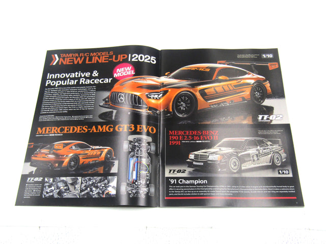 Tamiya 64460 R/C Line-Up Volume 2 2025 (English/RC), (AMG GT3 Evo/MINI) NEW