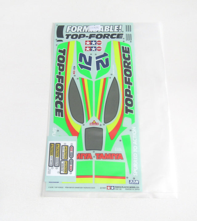 Tamiya 58362/47350 Top Force/2017/2021, 9494187/19494187 Decals/Stickers, NIP