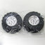 Tamiya 58242 Wild Willy 2/Mad Bull, 9805619/19805619 Rear Tire & Wheel (2 Pcs.)