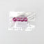 Tamiya 58527 Hornet Jun Watanabe, 9804624/19804624 4mm Nut Pink (4 Pcs.)