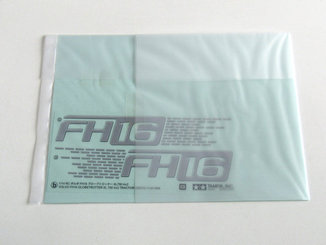 Tamiya 56375 Volvo FH16 Globetrotter 750 4x2, 9490132/19490132 Decals/Stickers