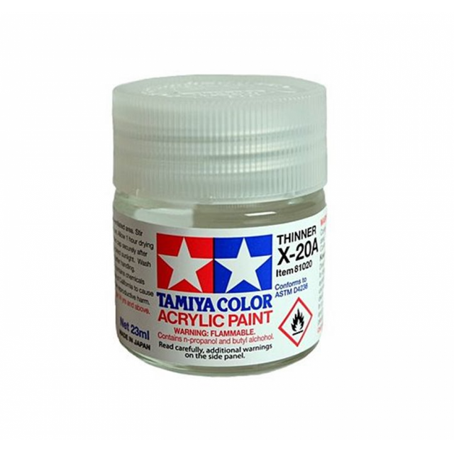 Tamiya Acrylic Mini X & XF Paint Jars (Round, 10ml, .33fl oz), NEW