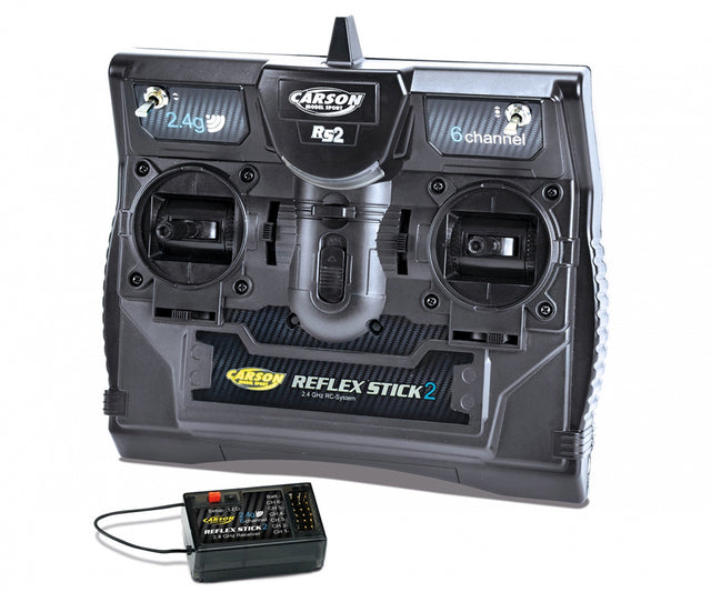 Carson 500500085/C500085 Reflex Stick 4 Pro LCD, 4-Channel Radio/Transmitter Set, NIB **Pre-Order**