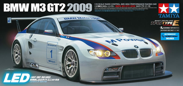 Tamiya 58449 BMW M3 GT2 2009 Assembly Kit, (TT-01 TYPE-E/TT01E, NIB **PRE-ORDER**