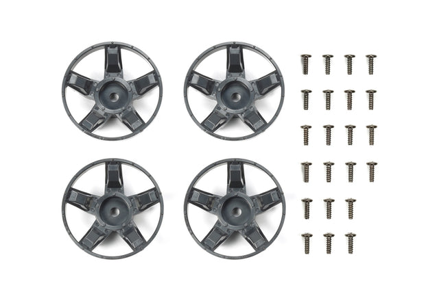 Tamiya 47410 WR-02CB S-Parts (Spokes) (Deep Gray), Comical GH/Hornet/Frog, NIP