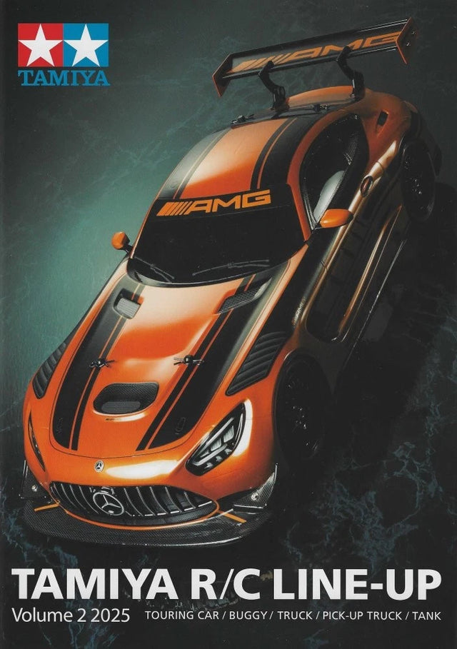 Tamiya 64460 R/C Line-Up Volume 2 2025 (English/RC), (AMG GT3 Evo/MINI) NEW