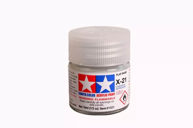 Tamiya Acrylic Mini X & XF Paint Jars (Round, 10ml, .33fl oz), NEW