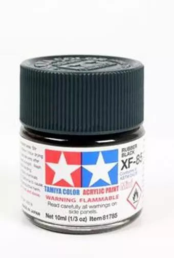 Tamiya Acrylic Mini X & XF Paint Jars (Round, 10ml, .33fl oz), NEW