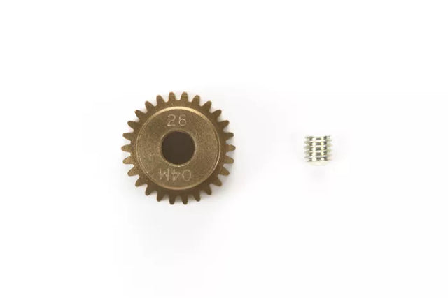 Tamiya 42225 TRF 04/0.4 Module Hard Coated Aluminum Pinion Gear (26T), (TRF420)