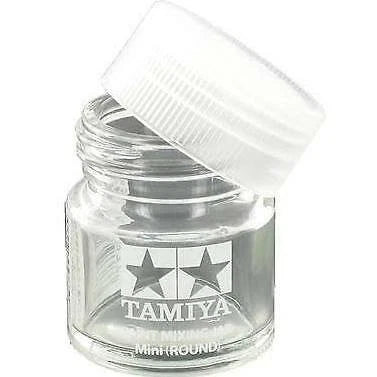 Tamiya 81044 Paint Mixing Jar Mini (Round) 10ml, NEW