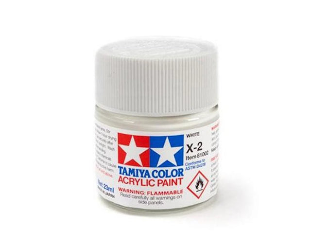 Tamiya Acrylic Mini X & XF Paint Jars (Round, 10ml, .33fl oz), NEW