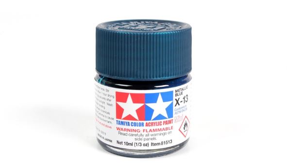 Tamiya Acrylic Mini X & XF Paint Jars (Round, 10ml, .33fl oz), NEW