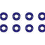 Tamiya 42359 TRF VG O-Rings for Oil Dampers (30°) (8 Pcs.), (TA08/TRF420), NIP