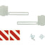Carson 500907448 1/14 Aluminium Warning Sign with Stickers, (For Tamiya Trucks), NIP