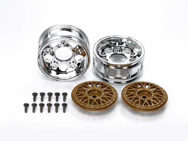 Tamiya 50548 2-Piece Mesh Wheels (1 Pair), (Taisan Porsche 911 GT2/Racing), NIP