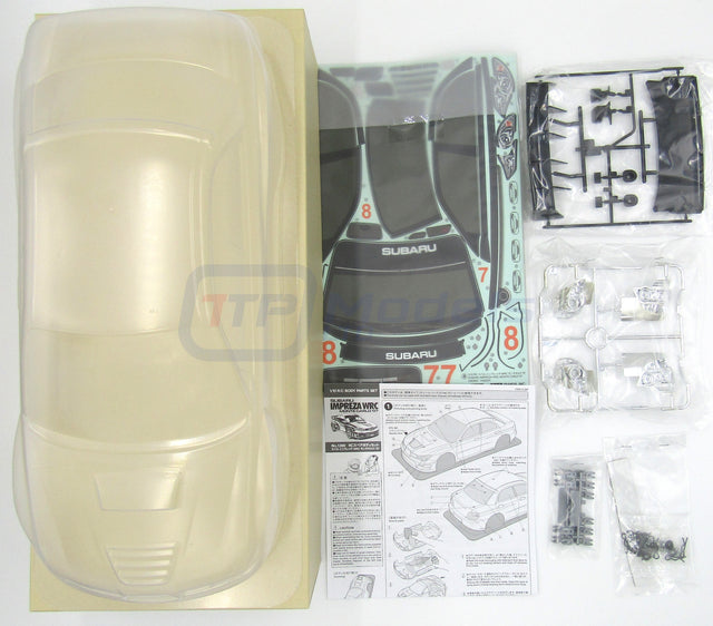 Tamiya 51289 Impreza WRC Monte Carlo '07 Body Parts Set, (TT01/TT02/DF03Ra), NIB