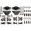 Tamiya 51528 TT02 B Parts (Suspension Arms), (TT02/TT02D/TT02R/TT02SRX), NIP