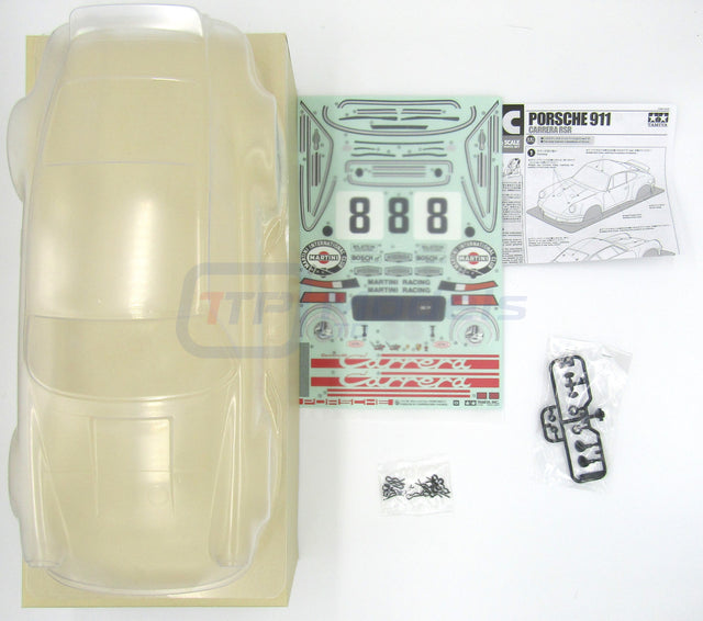 Tamiya 51543 Porsche 911 Carrera RSR Body Parts Set, (TT01E/TT02), NIB