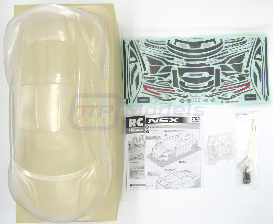 Tamiya 51586 Honda/Acura NSX Body Parts Set, (TT01/TT02/TT01D/TT02D ...