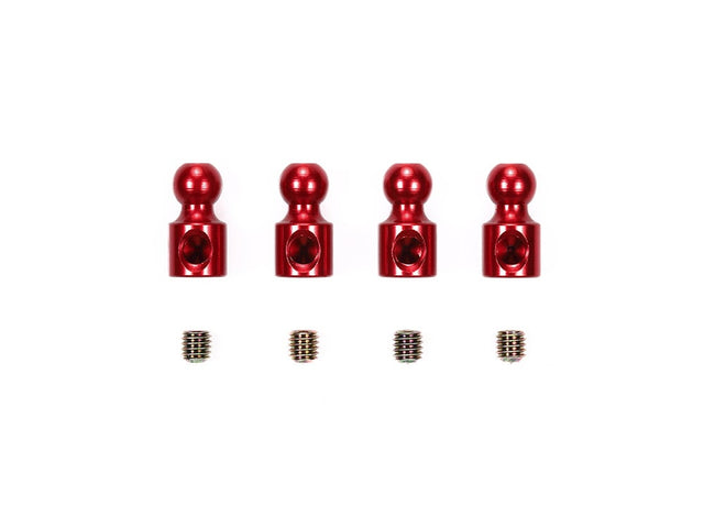 Tamiya 53645 Aluminum Stabilizer End (Red), (TRF415/TRF416/TRF417/TRF418), NIP