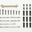 Tamiya 53828 DT-02 Turnbuckle Suspension Arm & Tie-Rod Set, (DT02/Holiday Buggy)