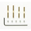 Tamiya 53917 2.6mm Titanium Coated Sus. Shaft Set for Reversible Suspension, NIP