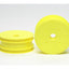 Tamiya 54285 DN-01 Front Dish Wheels (Fluorescent Yellow) (TRF201/TRF211/Zahhak)