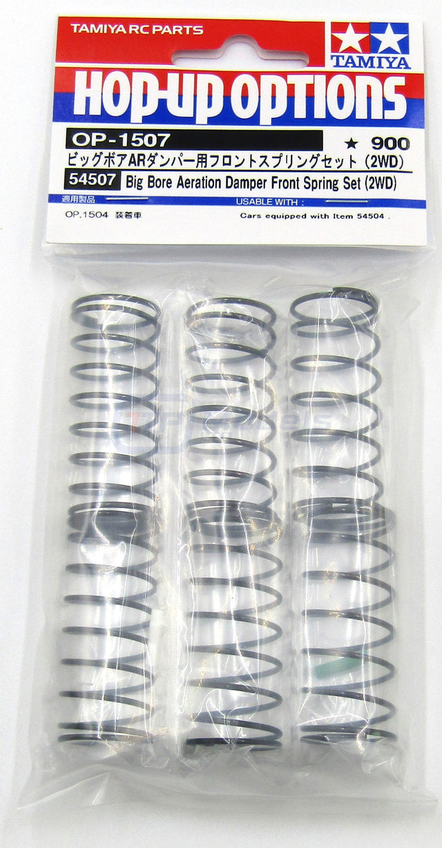 Tamiya 54507 Big Bore Aeration Damper Front Spring Set (2WD), TRF201XM/TRF211XM)