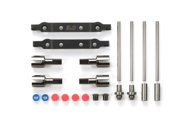 Tamiya 54634 TT-02 Type-S Steel Suspension Mount Set, (TT02S/TT02SD), NIP