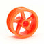 Tamiya 54914 T3-01 Front Wheel (Fluorescent Orange), (T301/T3-01), NIP