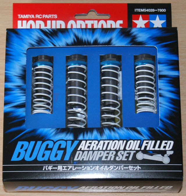 Tamiya 54028 Buggy Aeration Oil Filled Damper Set, (TRF501X/TRF201/DB01/TT02B)