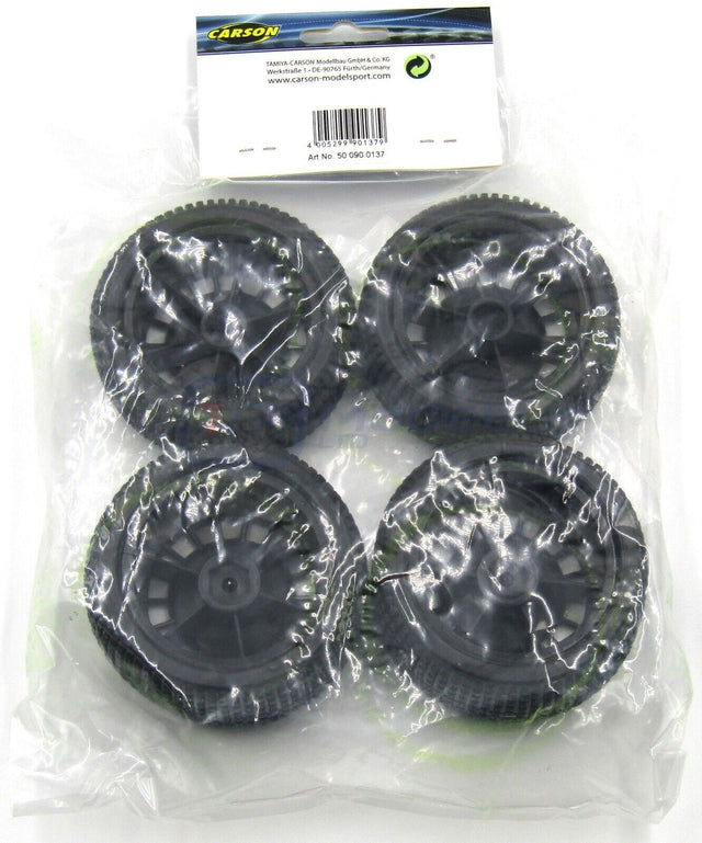 Carson 500900137 2WD Buggy Pin Spike Wheels & Tyres (For Tamiya DT01/DT02/DT03)