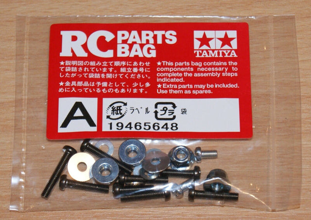 Tamiya 58344 Desert Gator/Sand Viper/Neo/DT02, 9465648/19465648 Screw Bag A, NIP