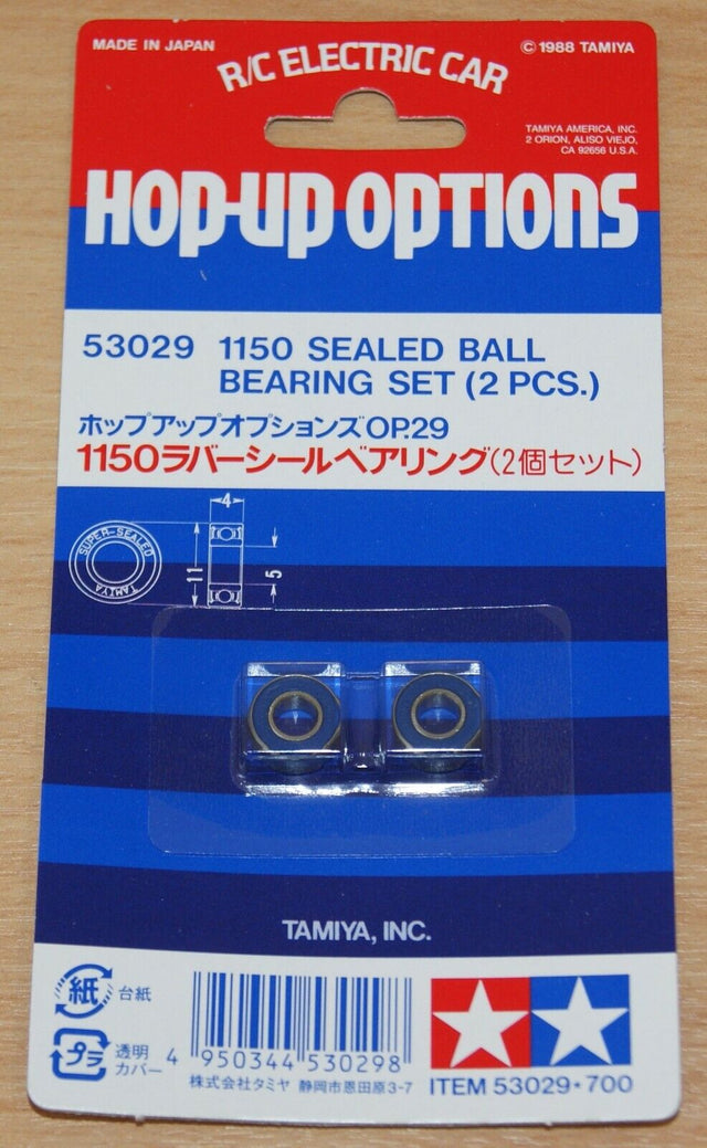 Tamiya 53029 1150 Sealed Ball Bearing Set (2 Pcs.) (Avante/Egress/Top Force Evo)