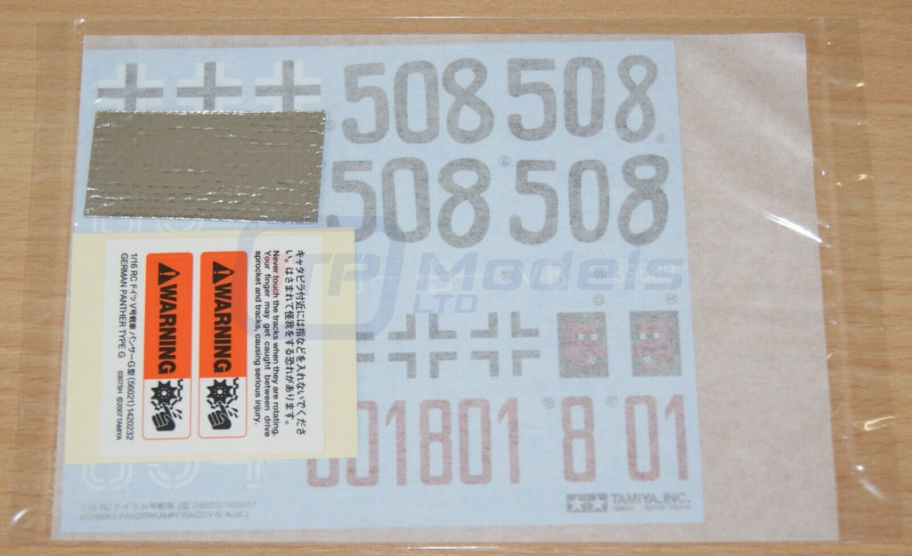 Tamiya 56025 Panzerkampfwagen IV Aus, 9495551/19495551 Decals/Stickers ...