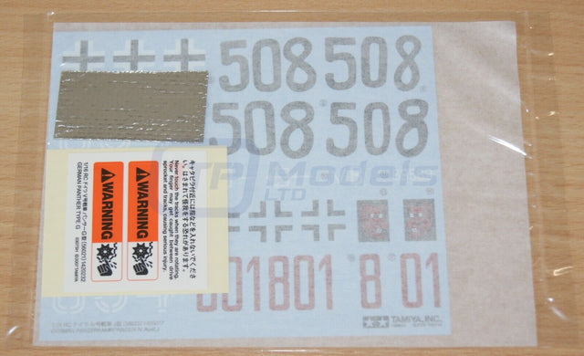 Tamiya 56025 Panzerkampfwagen IV Aus, 9495551/19495551 Decals/Stickers Bag, NIP