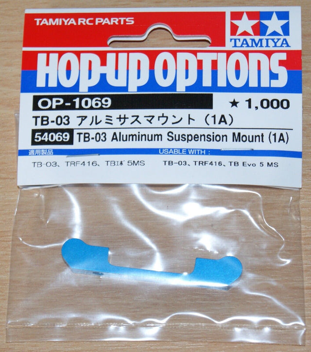 Tamiya 54069 TB-03 Aluminum Suspension Mount (1A), (TRF416/TRF417/TB Evo 5), NIP