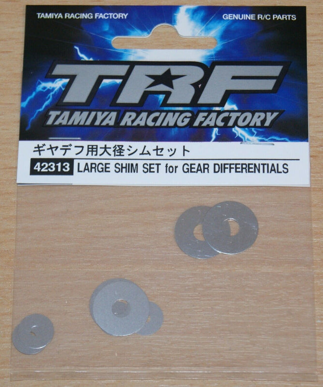 Tamiya 42313 TRF Large Shim Set for Gear Differentials, (TA07 Pro/TRF419/TRF420)