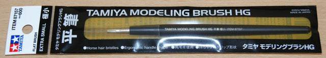 Tamiya 87157 Modelling HG Pointed Paint Brush Extra Small, for RC & Plastic Kits