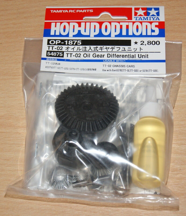 Tamiya 54875 TT-02 Oil Gear Differential Unit, (TT02B/TT02D/TT02R/TT02S/MB01)