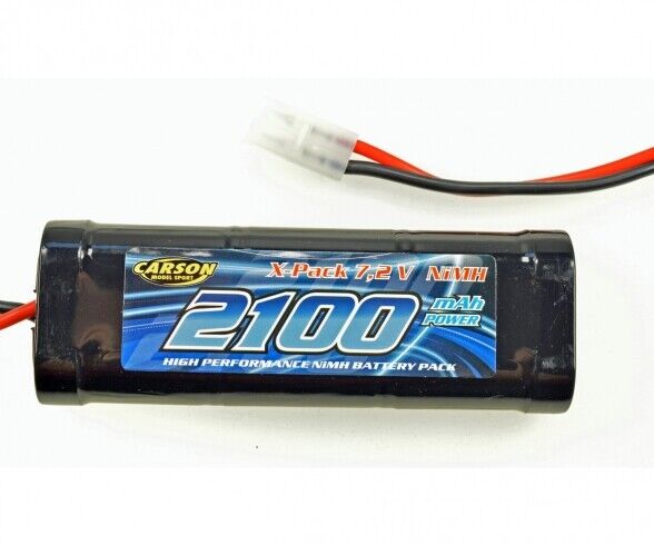 Carson C608054/C608158 7.2V 2100mAh NiMH Racing X-Pack Battery, for Tamiya, NEW