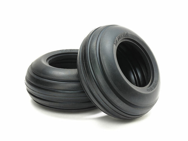 Tamiya 54865 Ribbed Front Bubble Tyres (Soft/2 Pcs.), Comical Grasshopper/Hornet