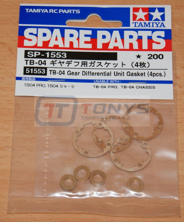 Tamiya 51553 TB04 Gear Differential Unit Gasket, (TB04/TB05PRO/TC01/TBEVO6/7)