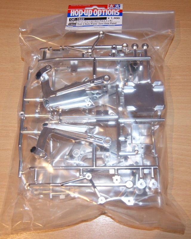 Tamiya 54822 T3-01 C Parts (Frame) (Semi Gloss Plated), Dancing/Dual Rider, NIP