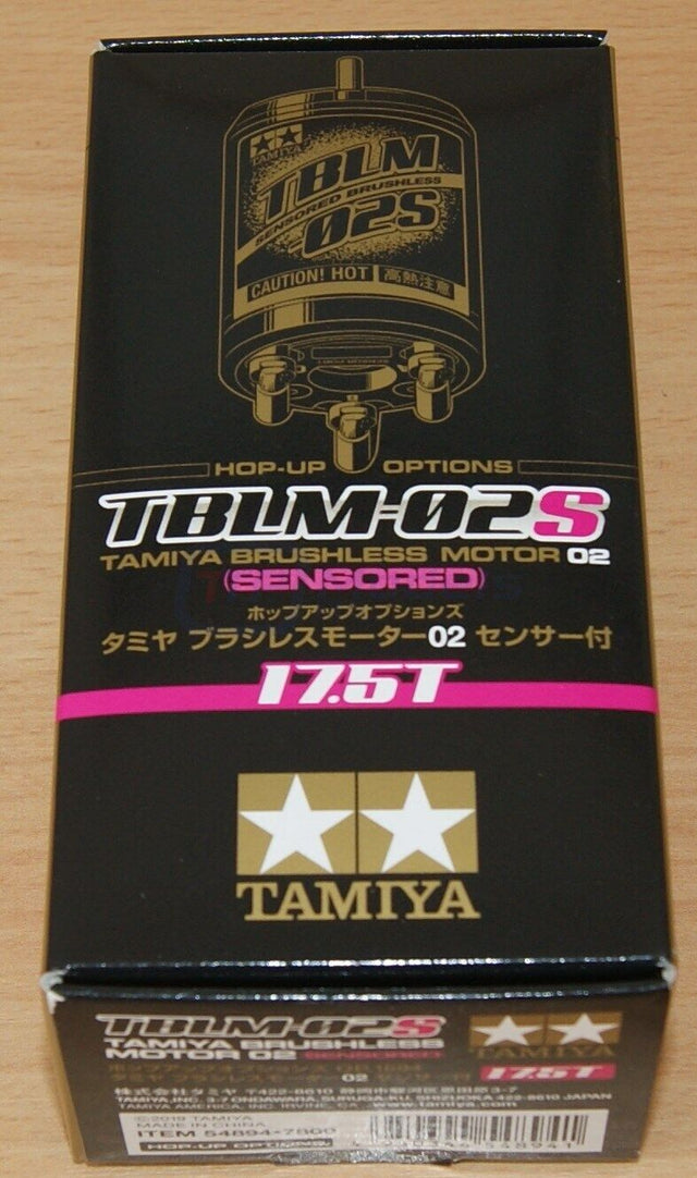 Tamiya 54894 TBLM-02S Brushless Motor 02 (Sensored) 17.5T (TT01/TT02/XV-01), NIB