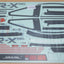 Tamiya 578503 Honda Ballade Sports Mugen CR-X Pro/M05, 9495686 Decals/Stickers