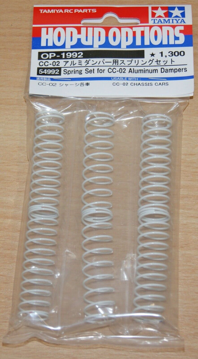 Tamiya 54992 Spring Set for CC-02 Aluminum Dampers, (CC02/Merc G500/Unimog), NIP